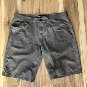 Travis Mathew Gray Golf Shorts Mens‎ 36 Stretch Quick Dry Outdoor Athletic